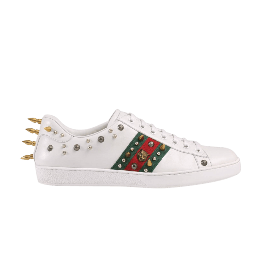 Buy Gucci Wmns Ace Studded Low 'White' - 431098 A9L60 9067