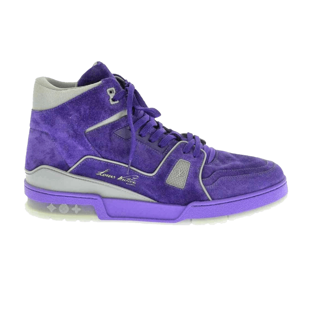 Louis Vuitton Trainer Sneaker Boot 'Purple