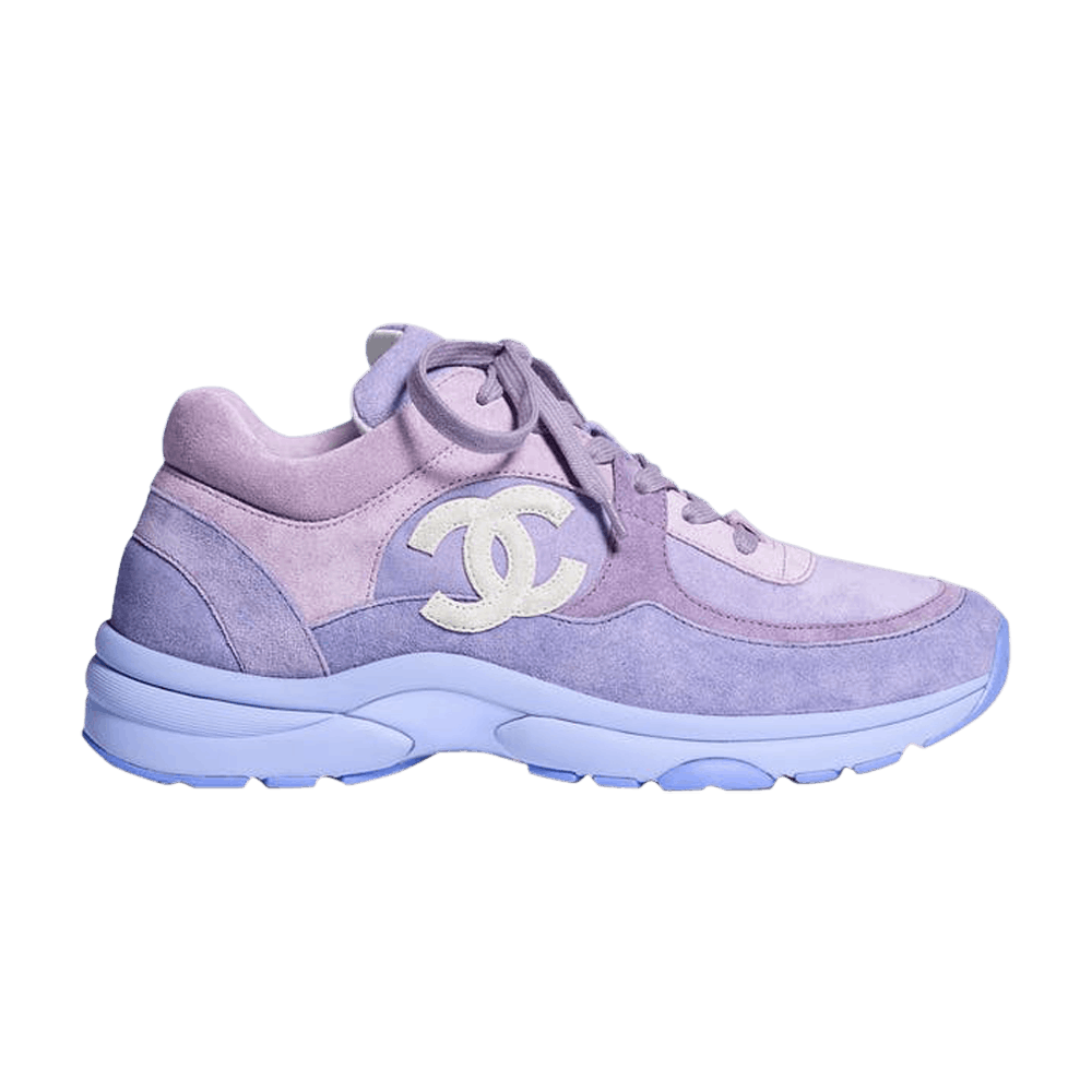 Chanel COCO Mark Fabric Sneakers 36 Women's Purple G34763 from Japan