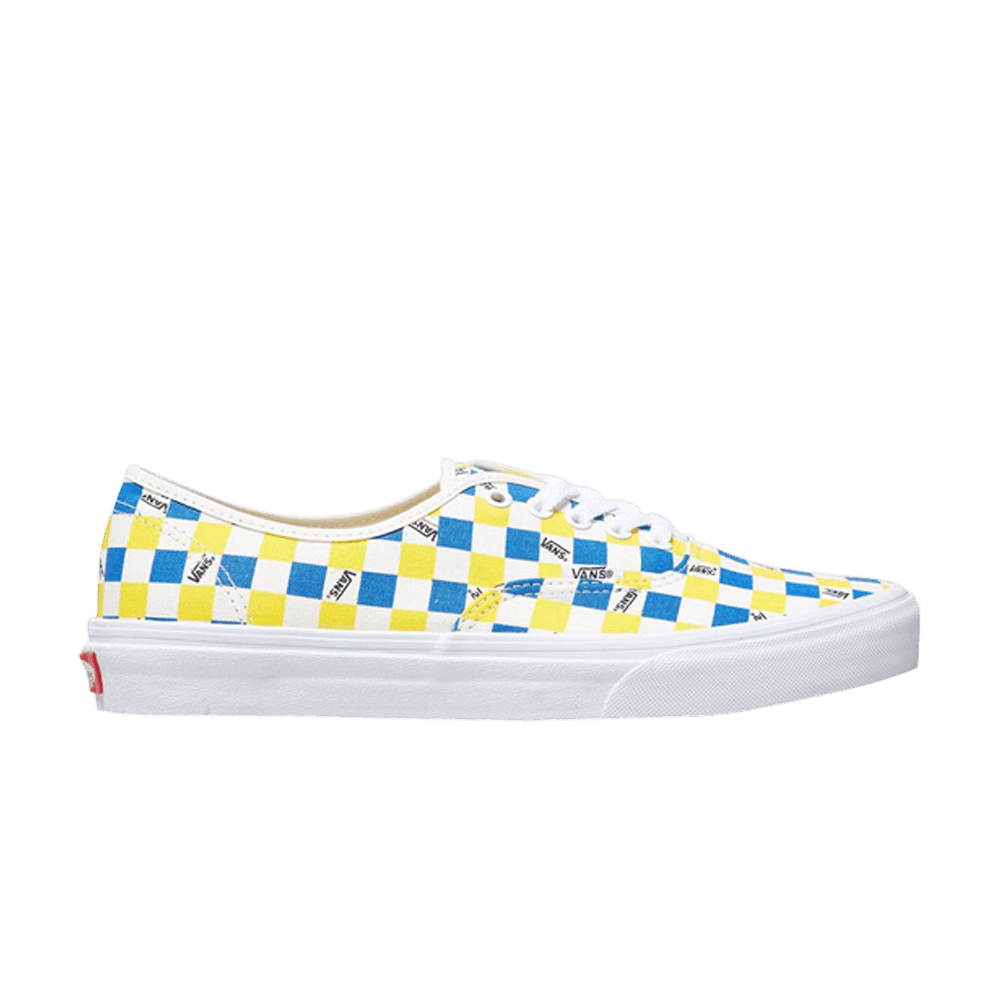 Vans Authentic Bmx Checkerboard - Blue Lemon