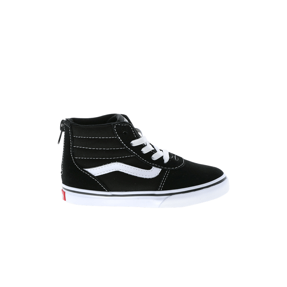 Vans Ward High Zip Toddler Black White