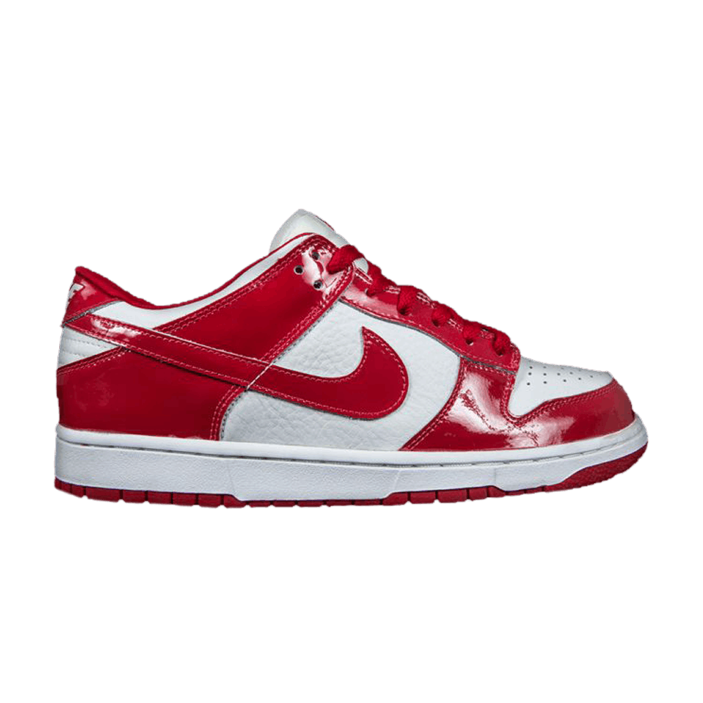 Buy Dunk Low 'White Varsity Red' - 624052 161 | GOAT