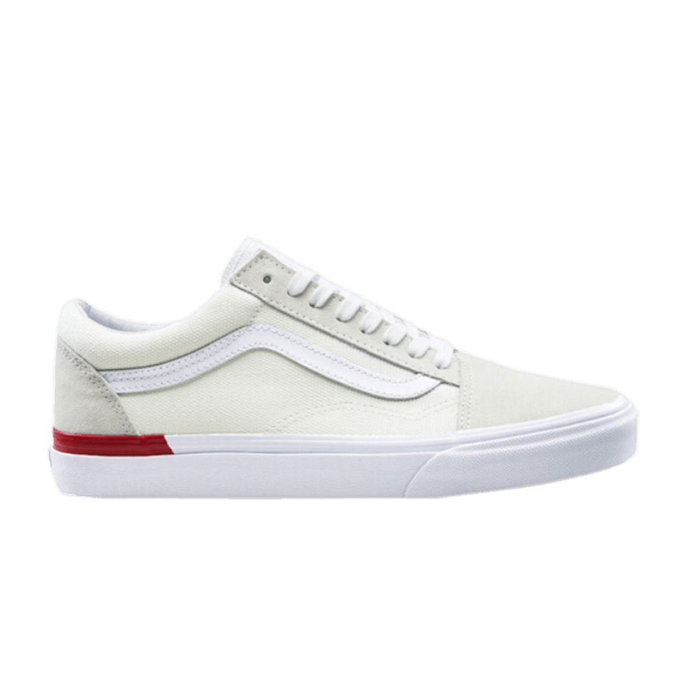 Vans Old Skool Split Foxing - White Red