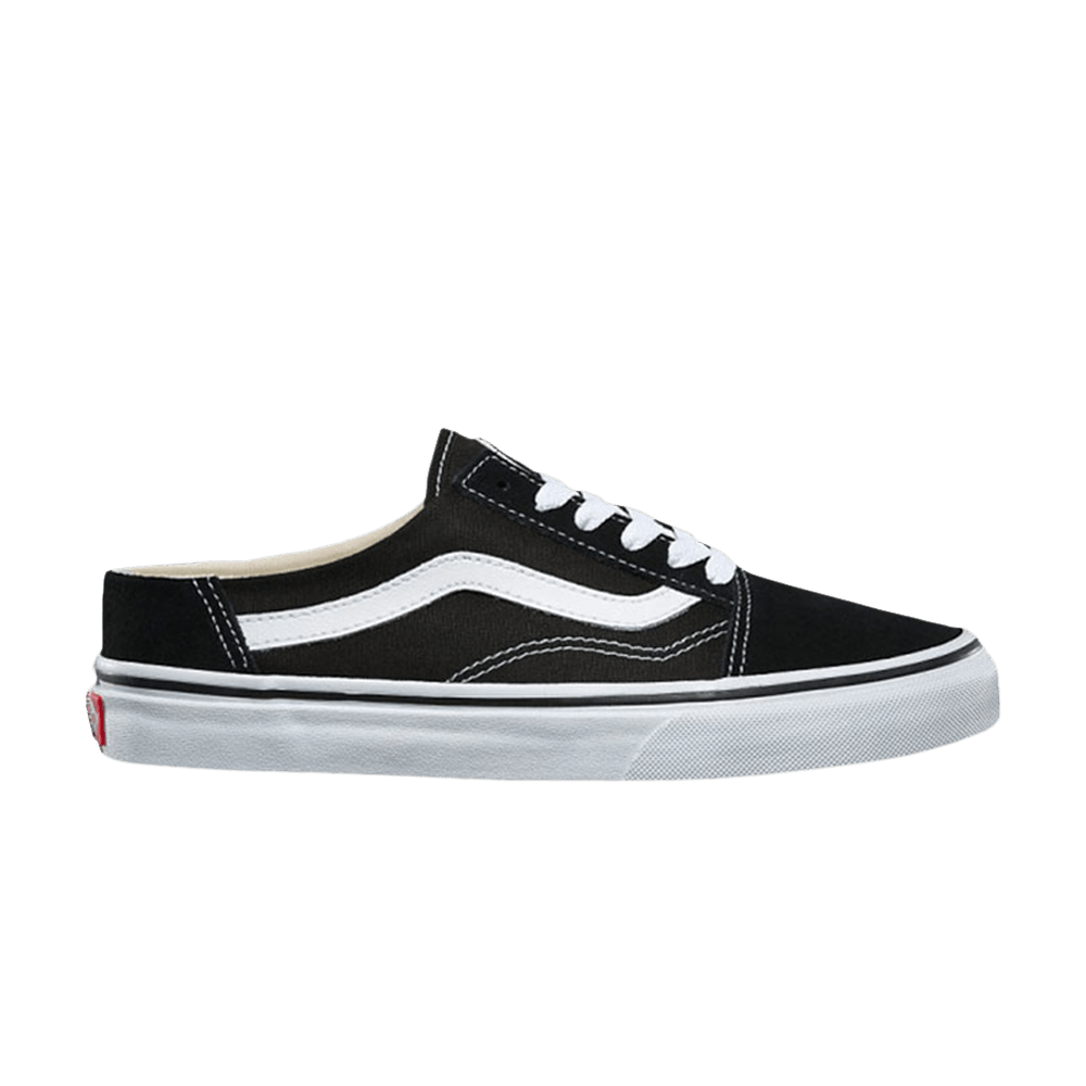 VANS スニーカー OLD SKOOL MULE BLACK TRUE WHITE オールドスクール ミュール VN0A3MUS6BT Buy Vans Old Skool Mule 'Black' - VN0A3MUS6BT | GOAT