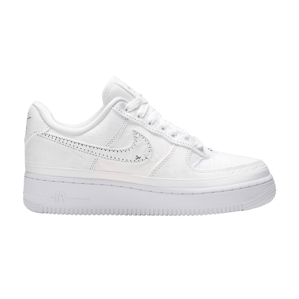black air forces with white tick