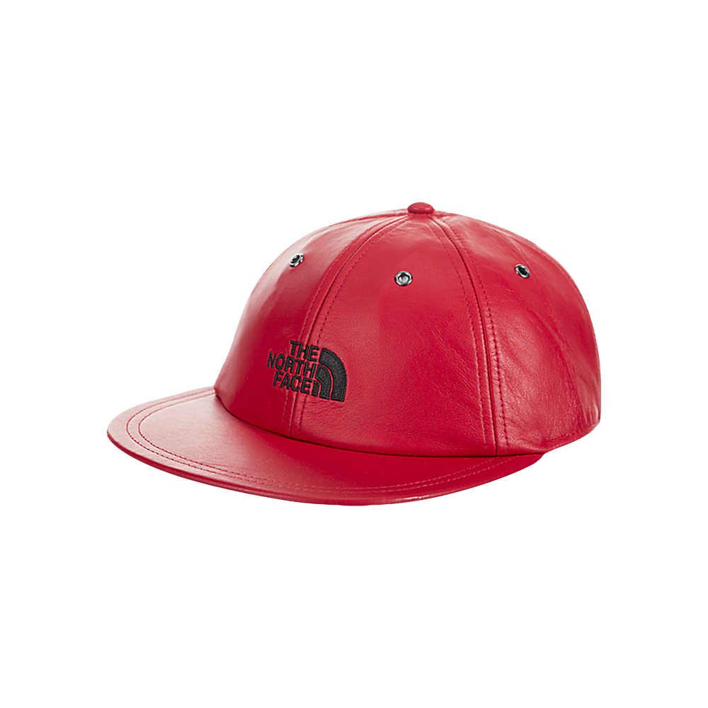 Supreme x The North Face Leather 6-Panel 'Red'