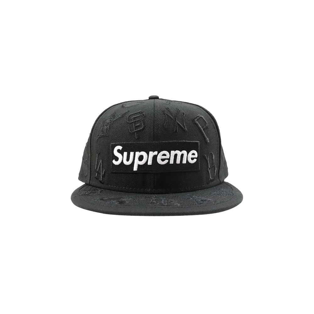 Supreme x MLB x New Era Hat 'Black'
