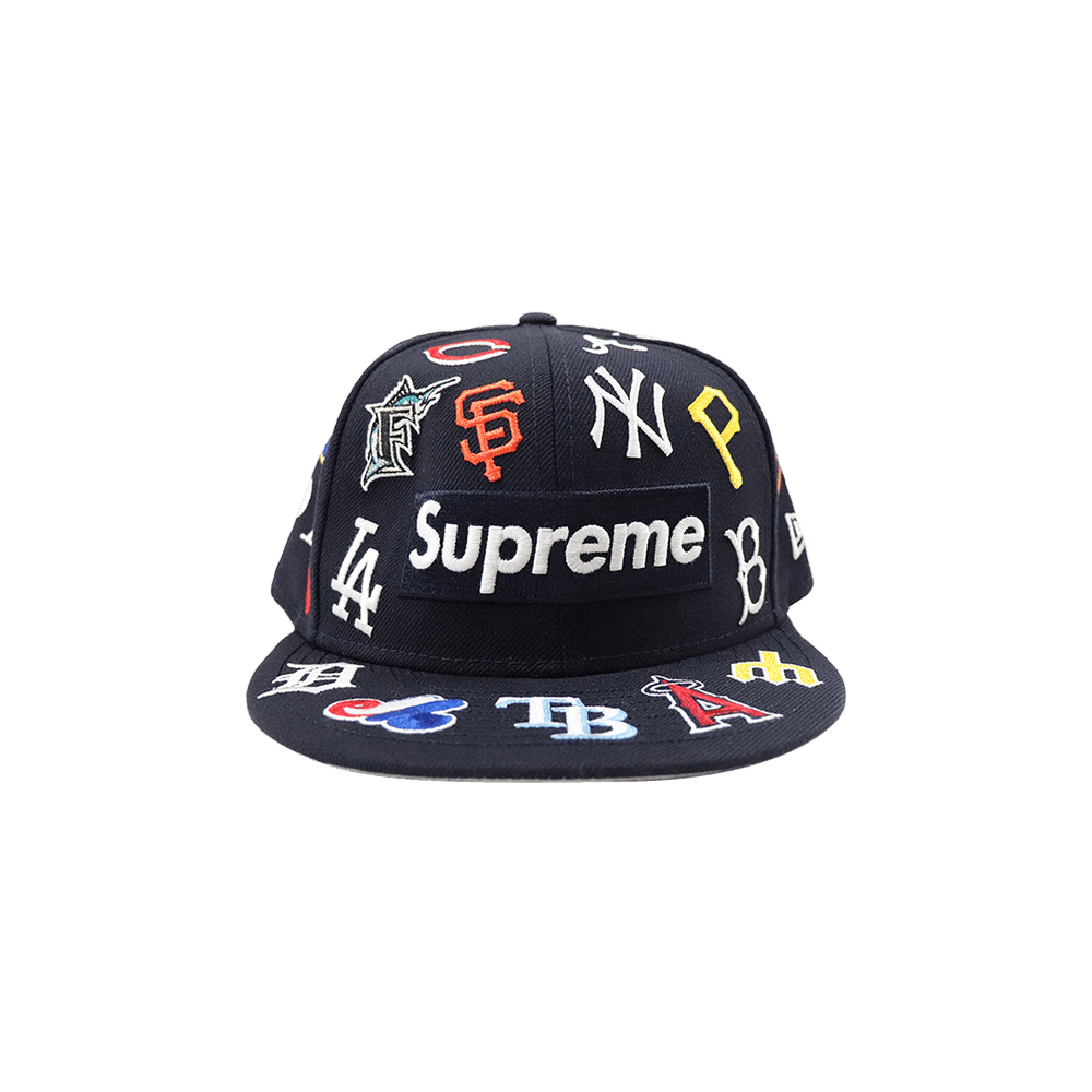 Supreme x MLB x New Era Hat 'Navy'