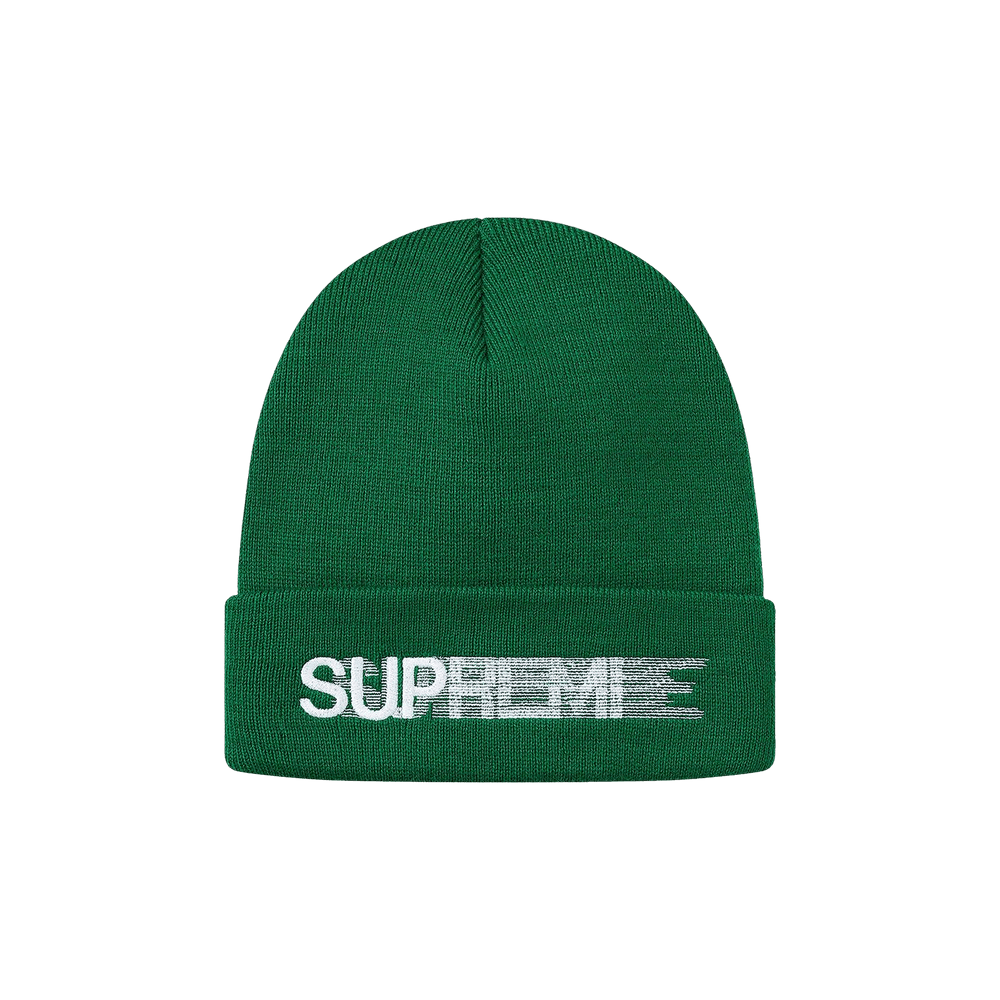 Supreme Motion Logo Beanie 'Green' | GOAT