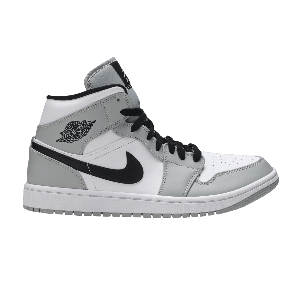 air jordan 1 mid grey white