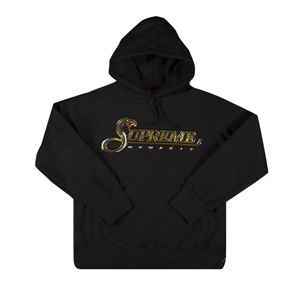 Supreme Sequin Viper Hooded Sweatshirt 