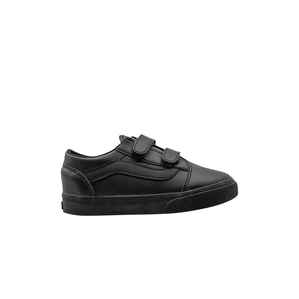 Vans Old Skool V Toddler Classic Tumble - Black Mono