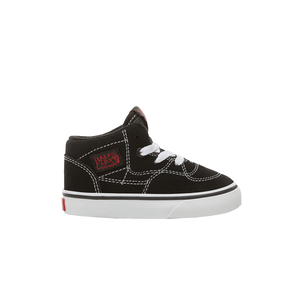 Vans Half Cab Toddler Black Racing Red
