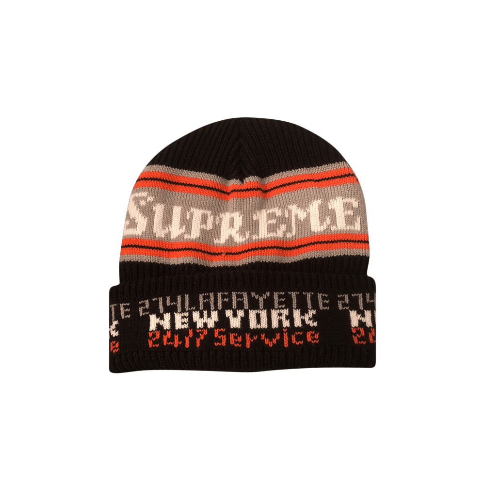 Supreme Service Beanie 'Black' | GOAT