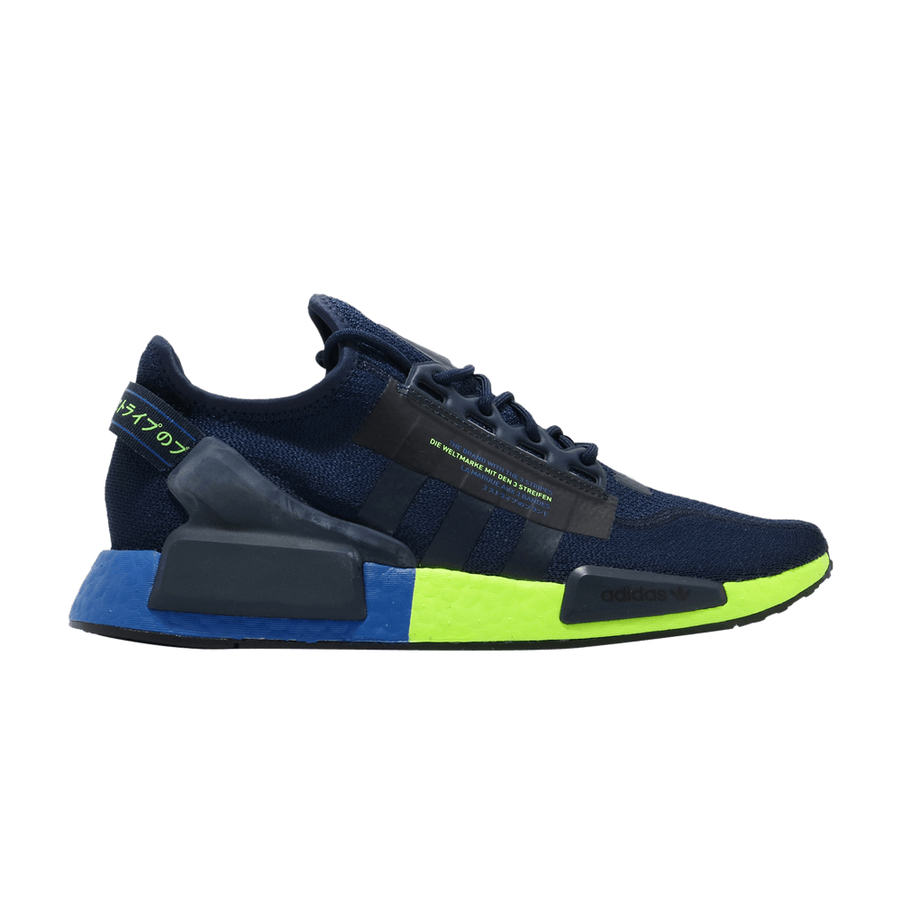 adidas gazelle silver green womens Adidas NMD R1 V2 Signal Green Shoes (Size 42/42.5)