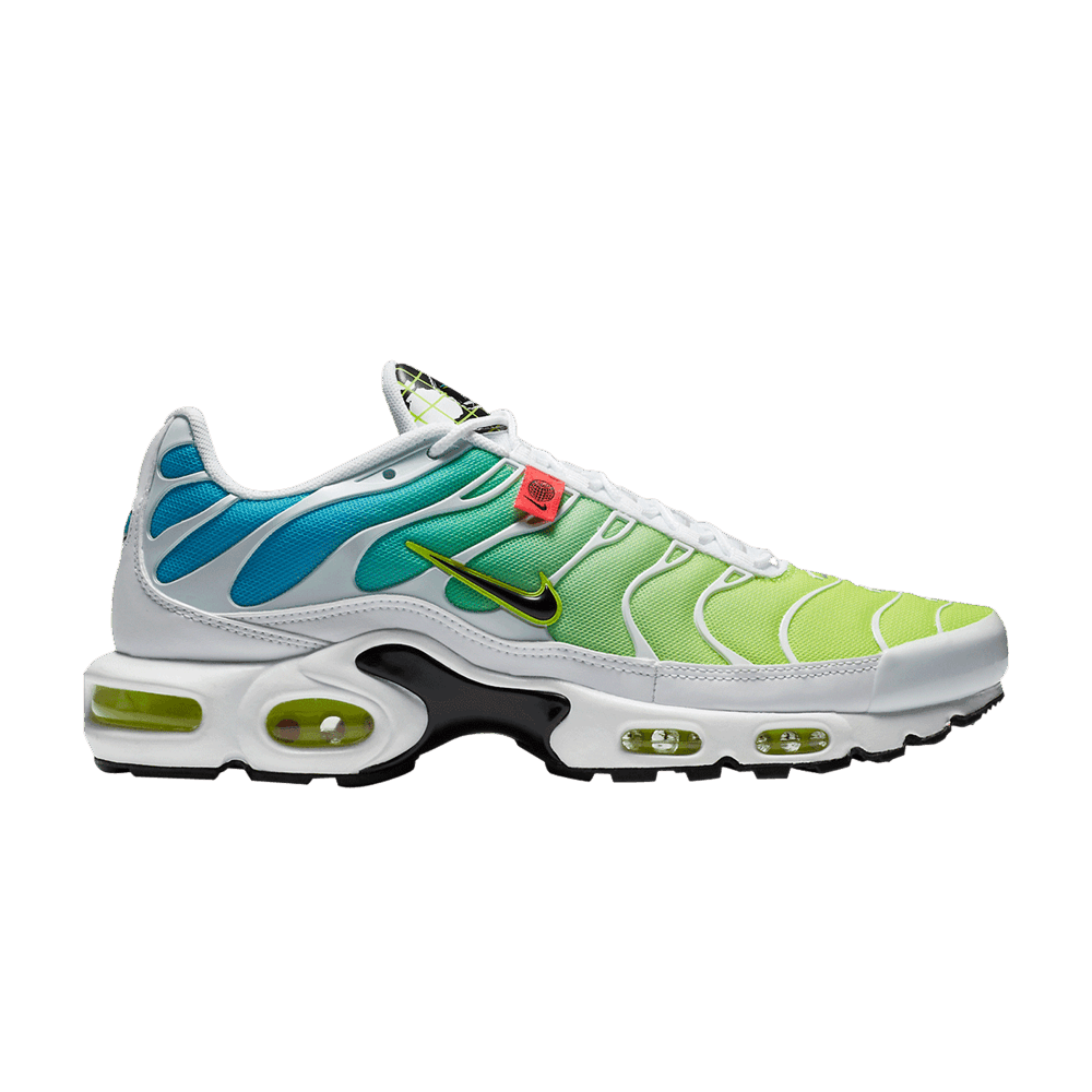 nike tn air max plus worldwide white blue fury volt