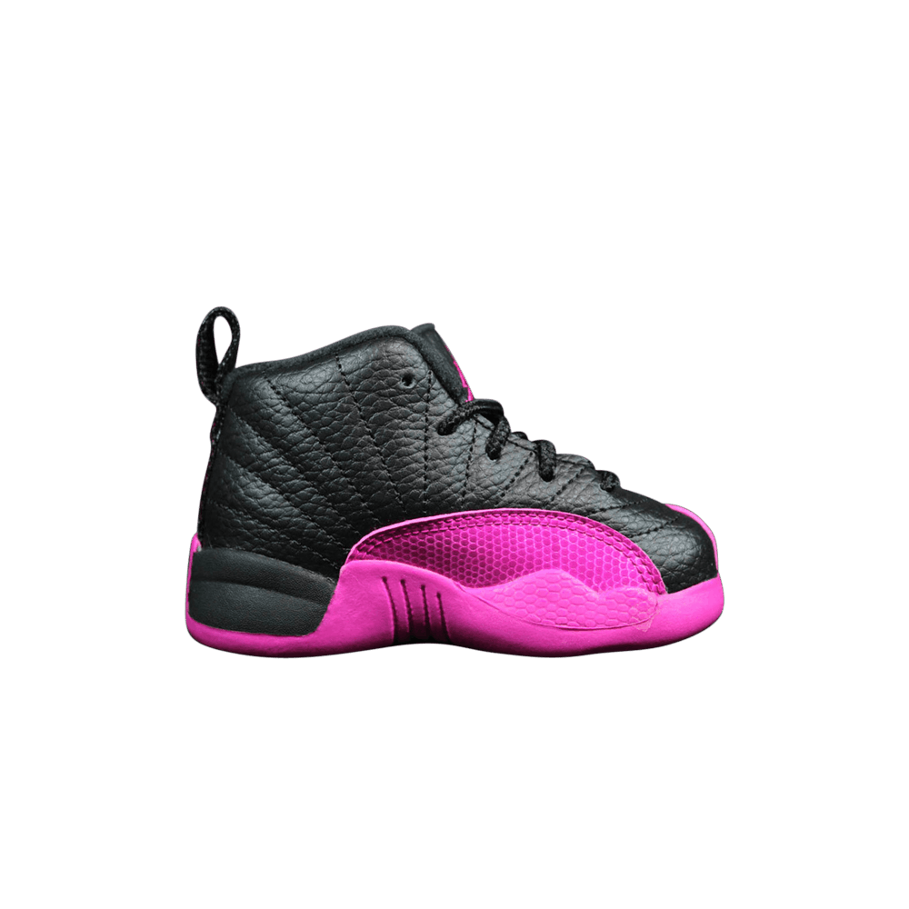 Jordan retro 12 sales black and pink