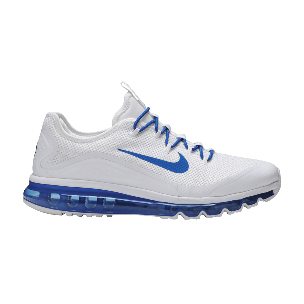 air max more white and blue