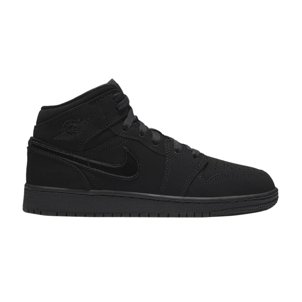 Air Jordan 1 Mid GS Triple Black