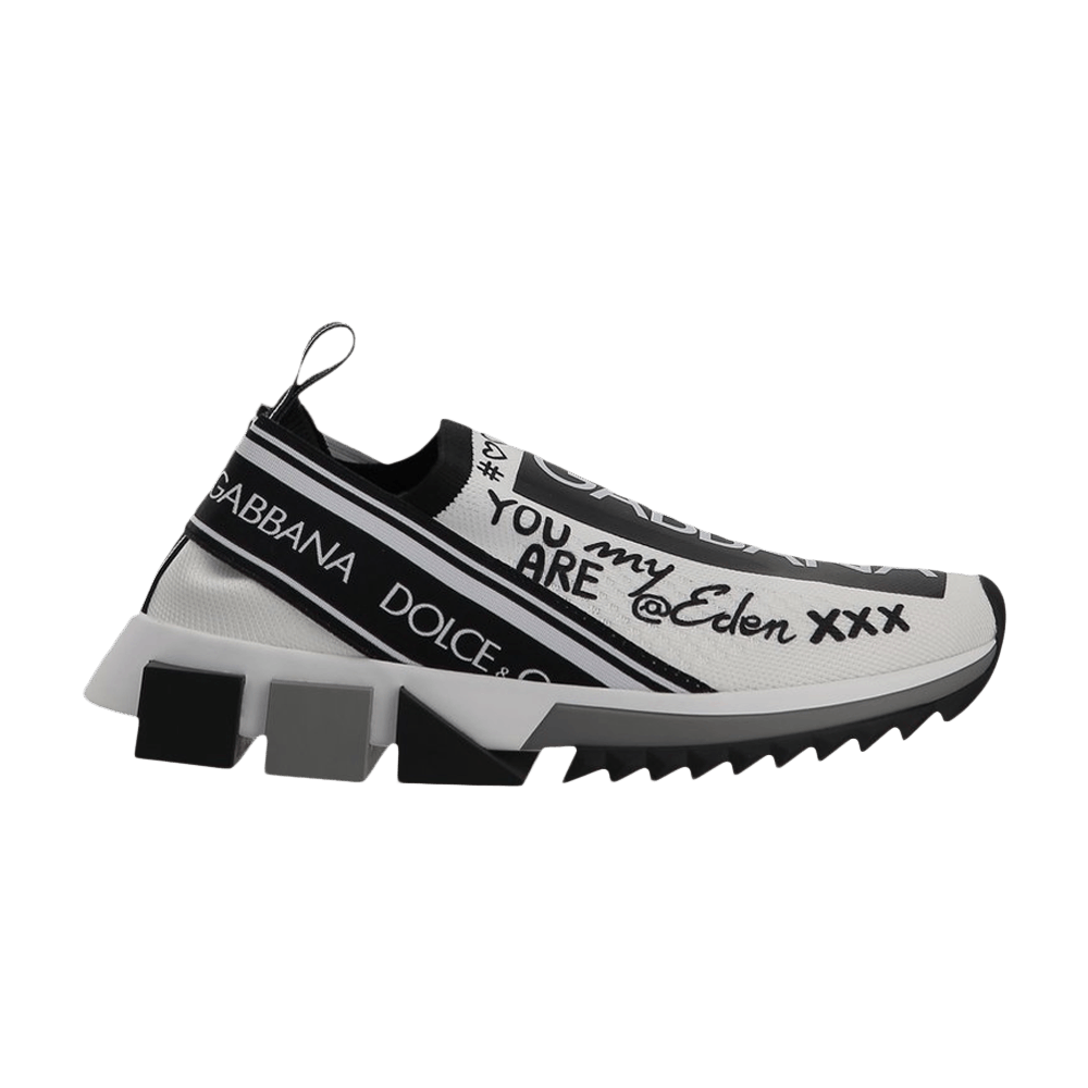 Buy Dolce & Gabbana Wmns Sorrento Melt 'White Graffiti Print