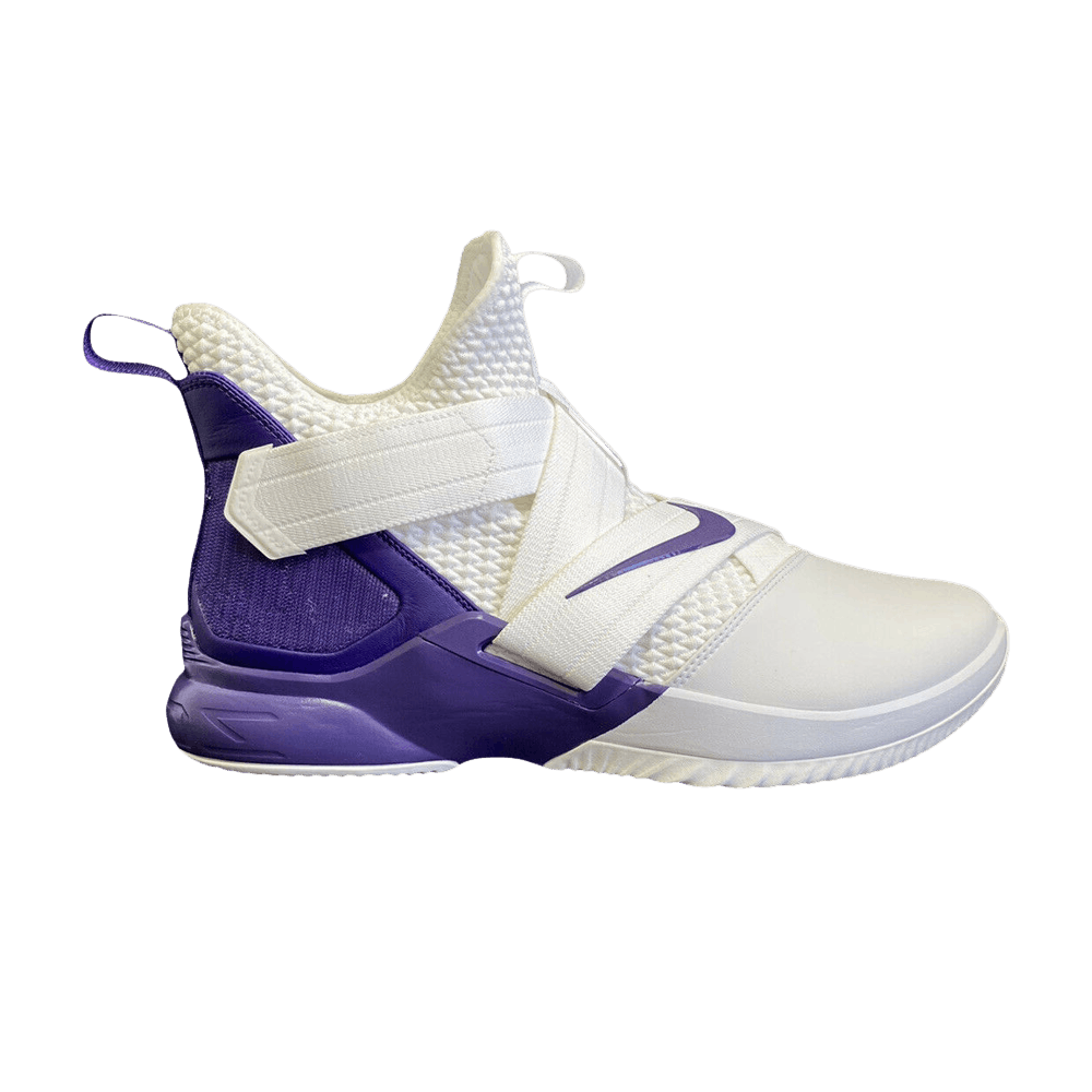 Buy LeBron Soldier 12 TB White Court Purple AT3872 111 GOAT