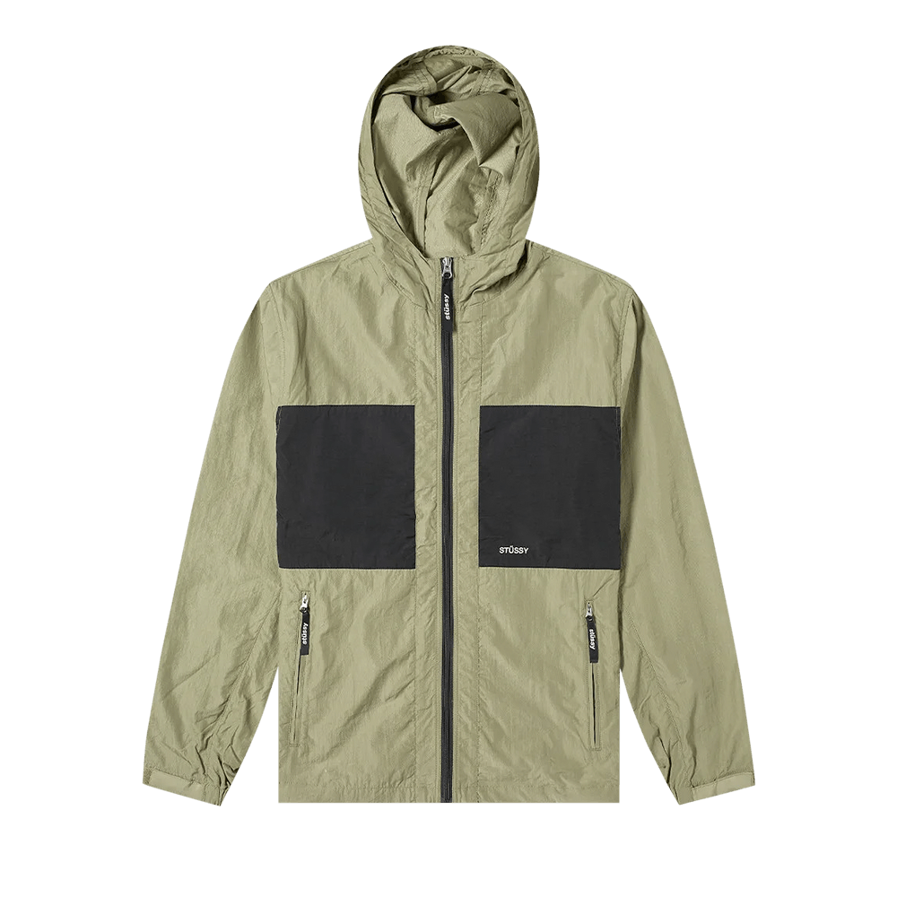 Stussy Block Tech Jacket 'Khaki' | GOAT