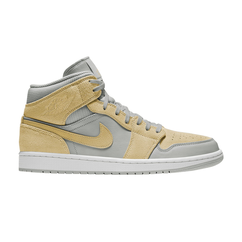 jordan one mid grey tan