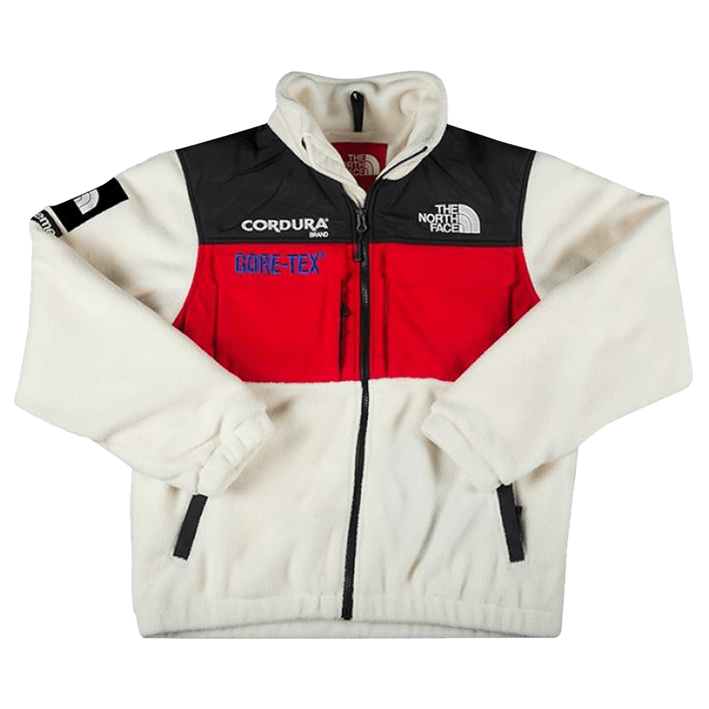 Supreme x The North Face Expedition Fleece Jacket 'White' | GOAT