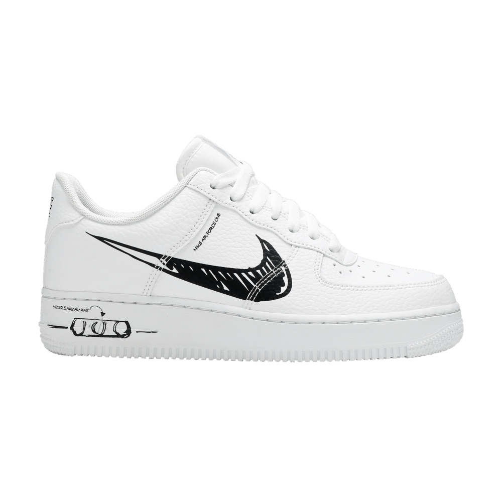 Air Force 1 Low 'Sketch - Black' - Nike - CW7581 101 | GOAT