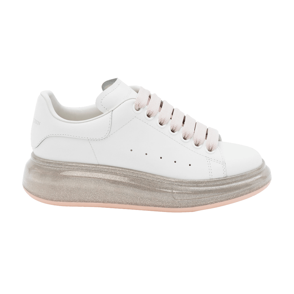 alexander mcqueen iridescent transparent oversized sneakers