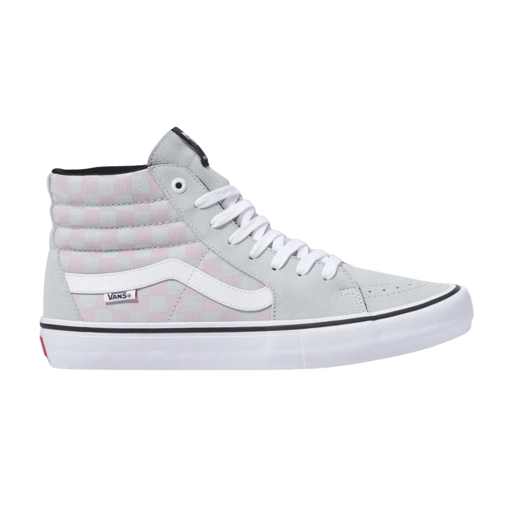 Vans Sk8-Hi Pro Checkerboard - Smoke Violet Ice