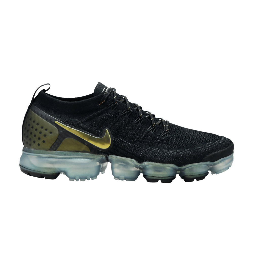 vapormax 2 black and gold