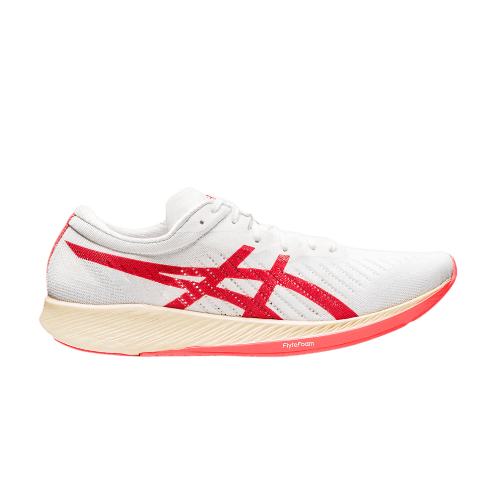 Asics Metaracer White Sunrise Red
