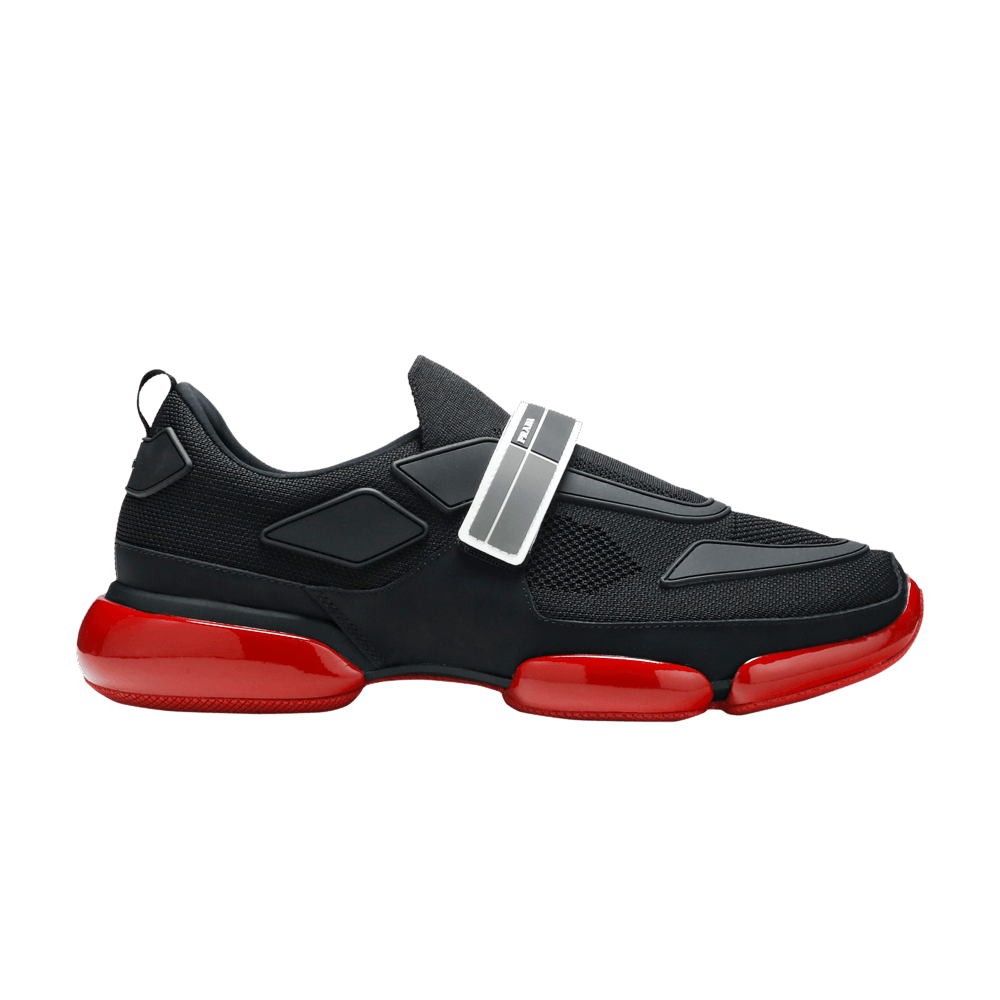 black and red prada cloudbust