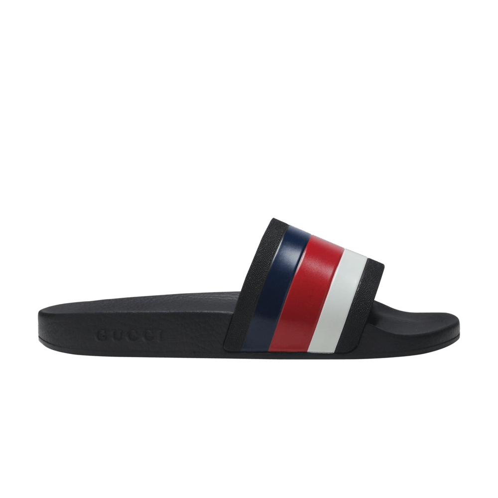 gucci slides red and blue