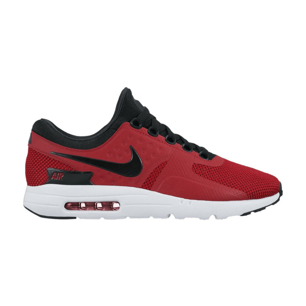 Red nike air max zero cheap