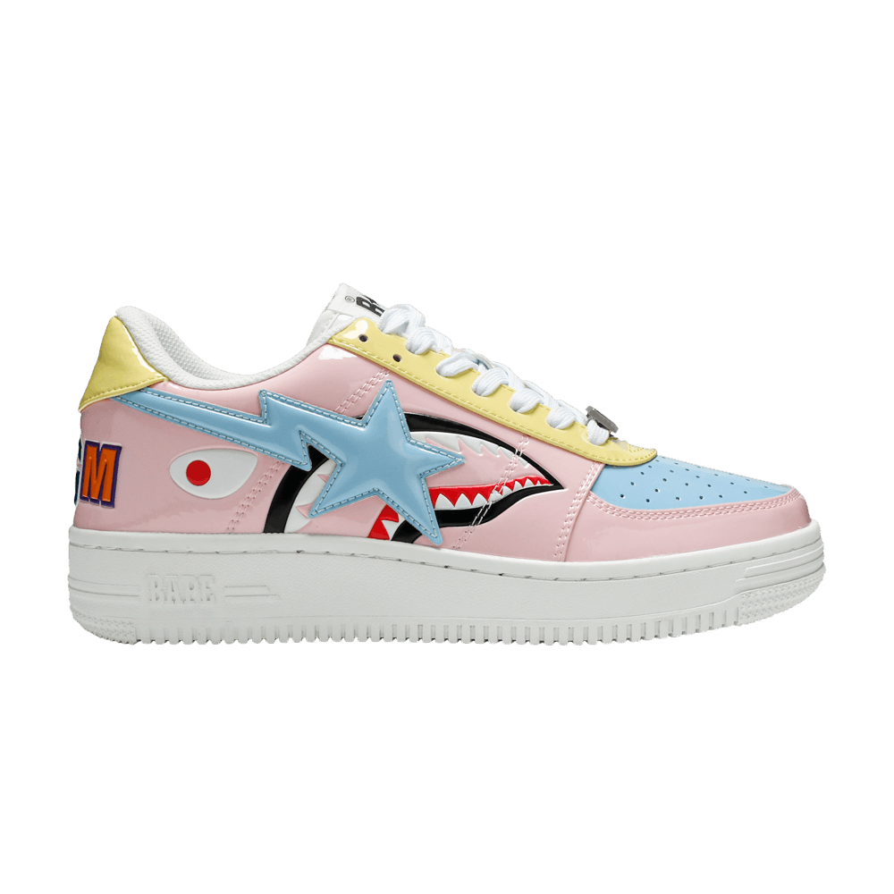 bapesta tri color pink