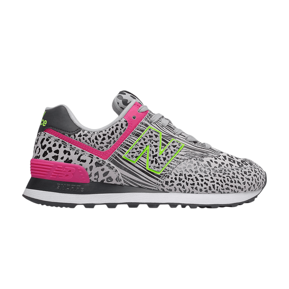 Wmns 574 'Cheetah Print - Black Grey' | GOAT