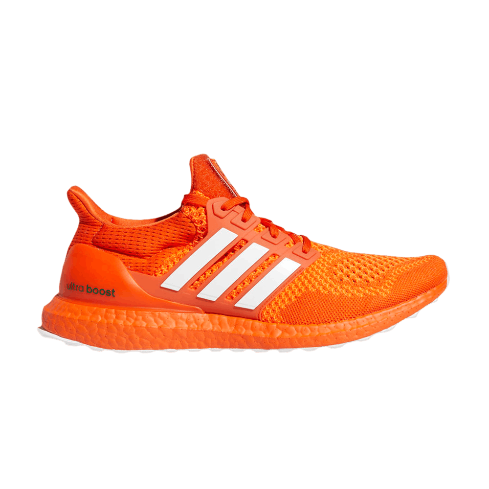 Adidas Miami Hurricanes Orange/White Ultraboost 1.0 DNA Running Shoe
