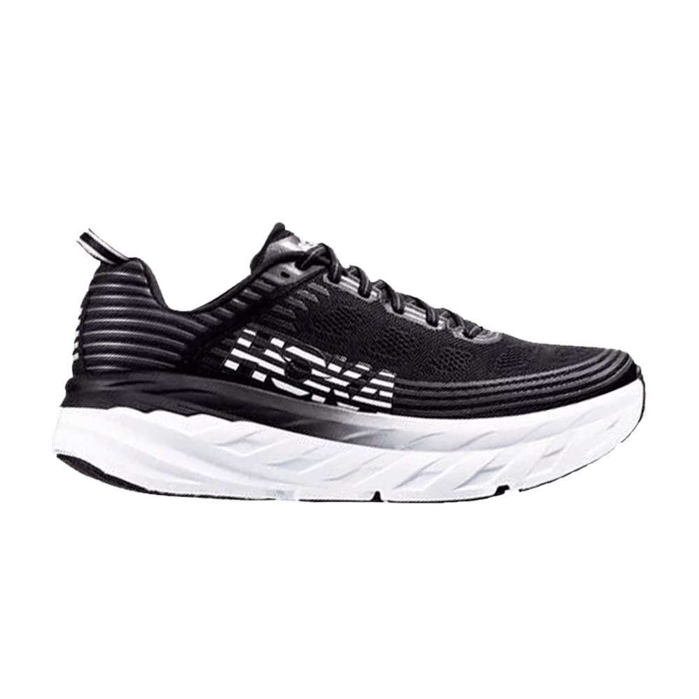 Hoka Bondi 6 'black White'