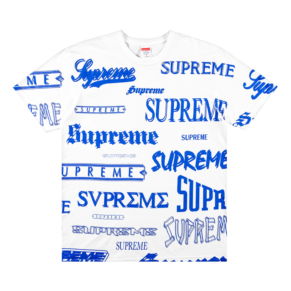 Multi logo tee supreme deals