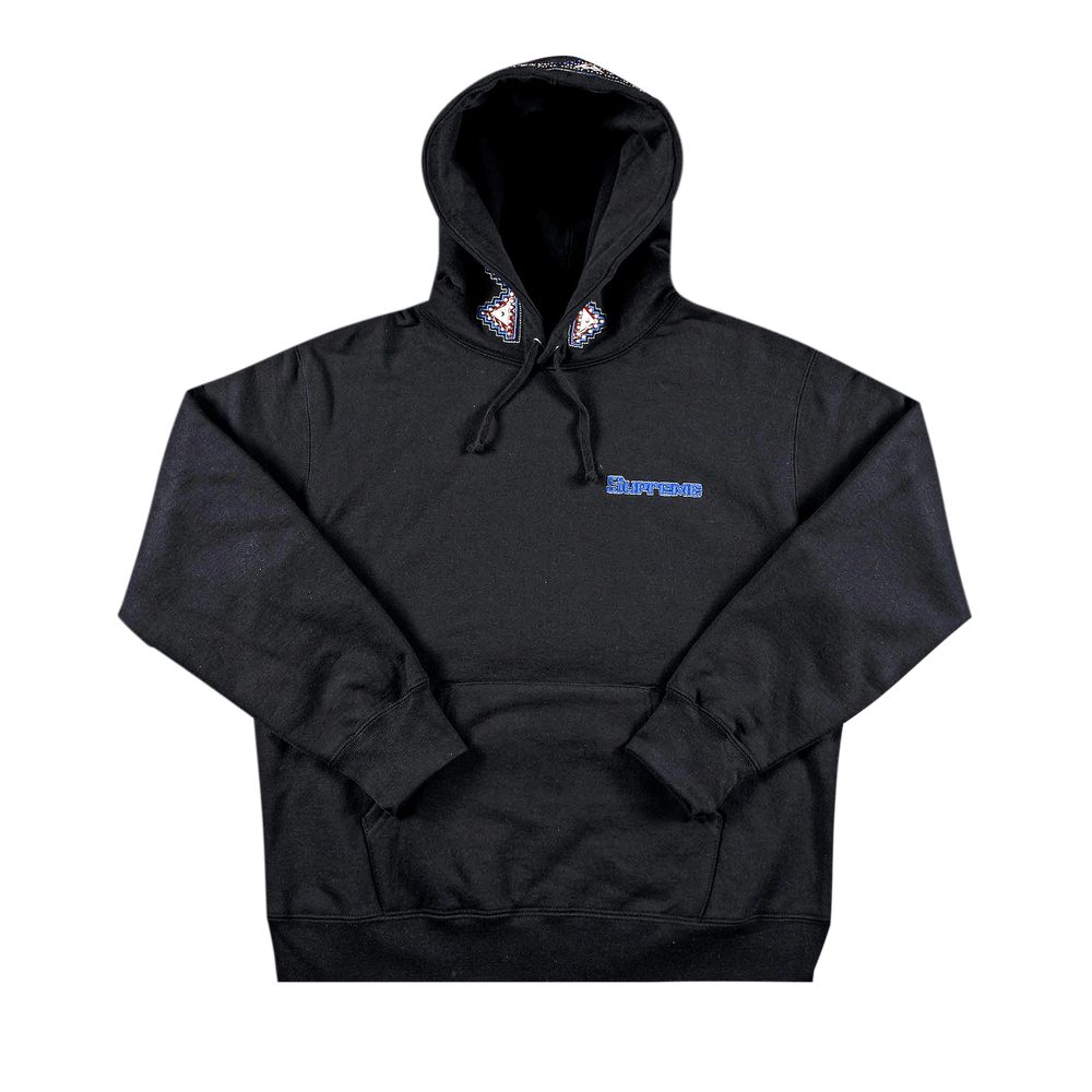 pharaoh studded hooded sweatshirt