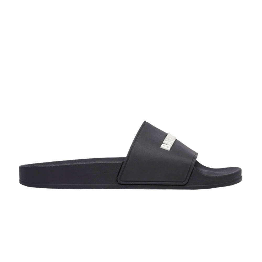 BALENCIAGA｜SLIPPERS (565547 W1S80 1006) Buy Balenciaga Wmns Pool Slides 'Black' - 565547 W1S80 1006