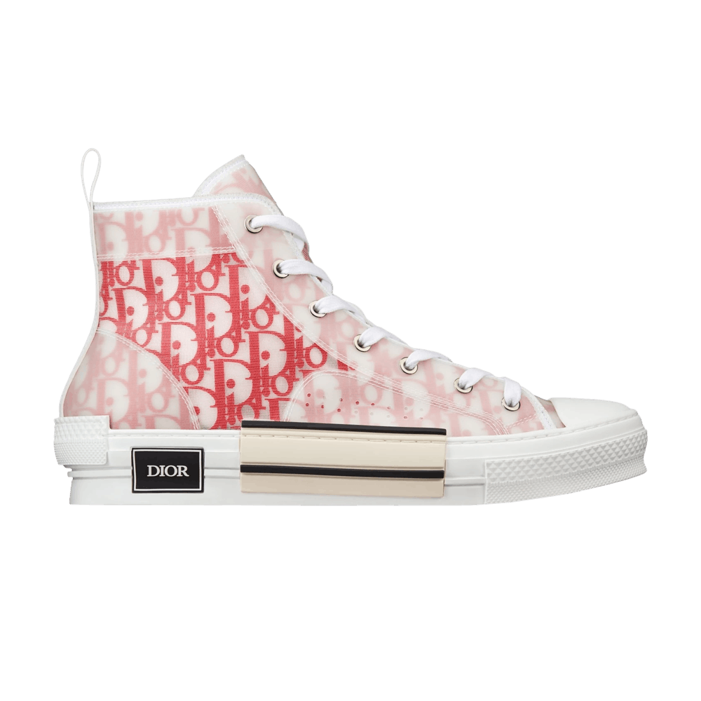 pink dior high top sneakers