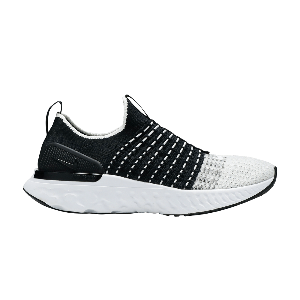 Buy Wmns React Phantom Run Flyknit 2 Black White CJ0280 001 GOAT