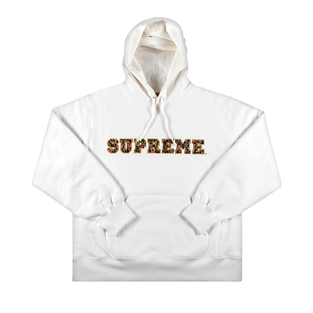 Supreme Jewels Hooded Sweatshirt 'White'