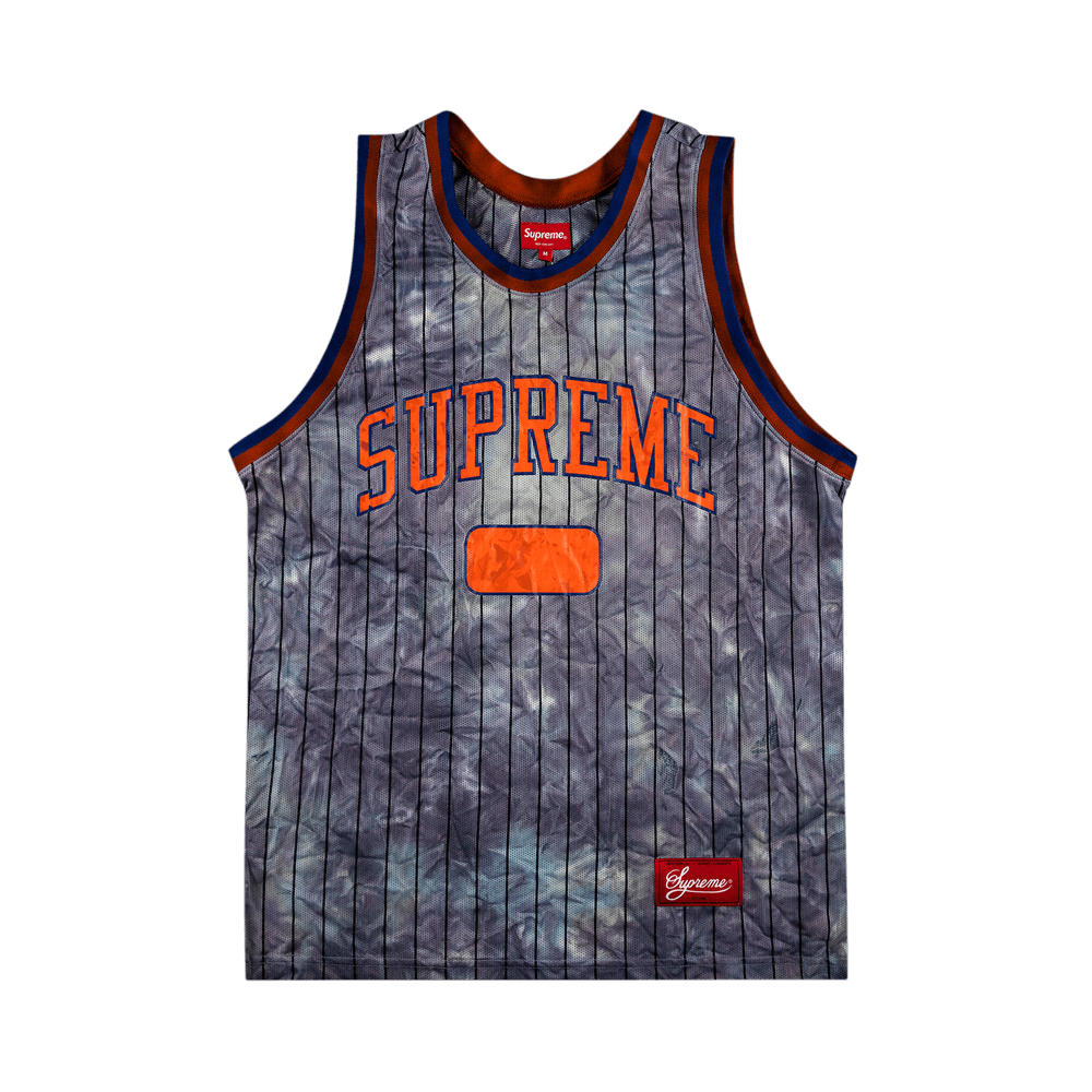 Supreme Terry Basketball Jersey Royal for Men