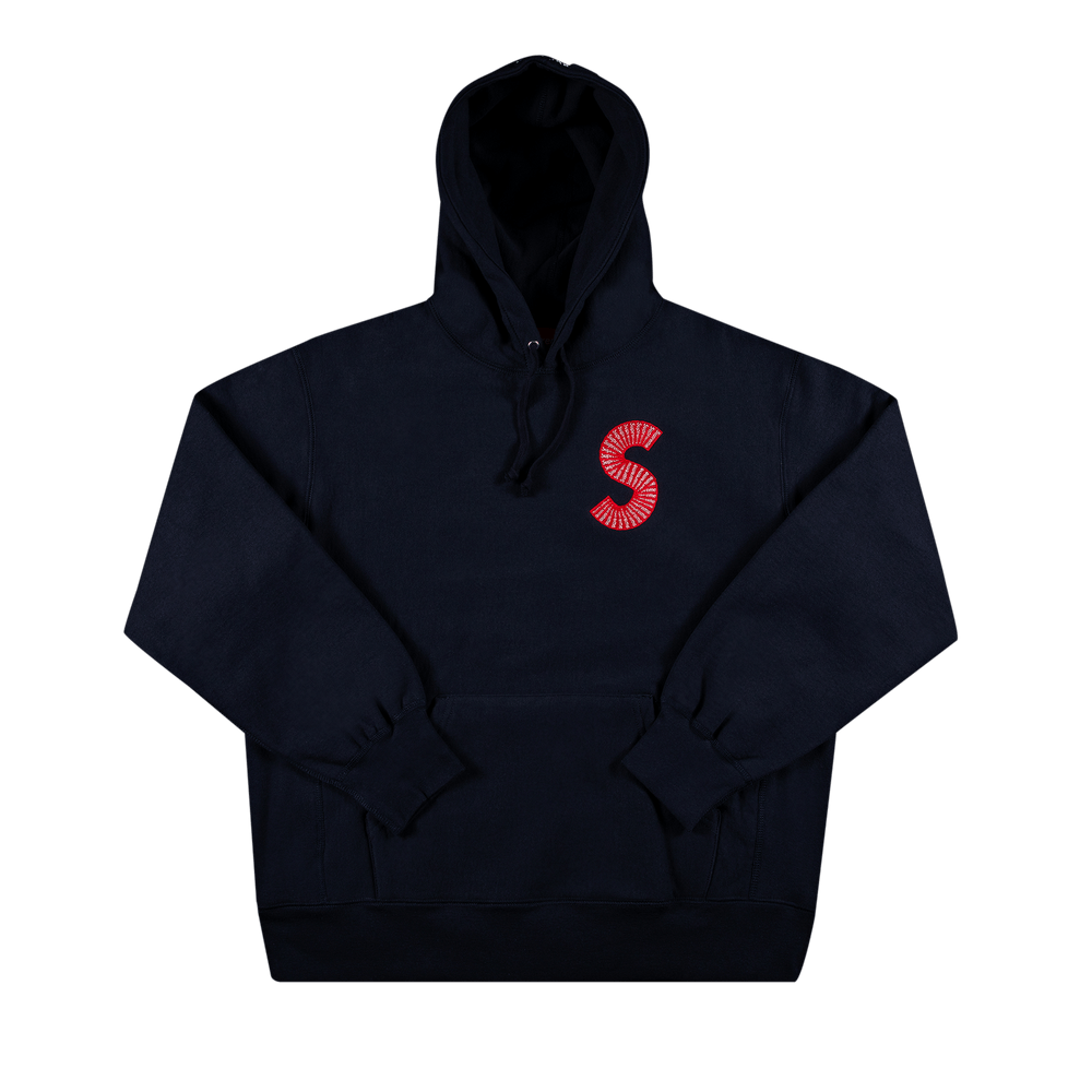Buy Supreme S Logo Hooded Sweatshirt 'Navy' - FW20SW30 NAVY | GOAT