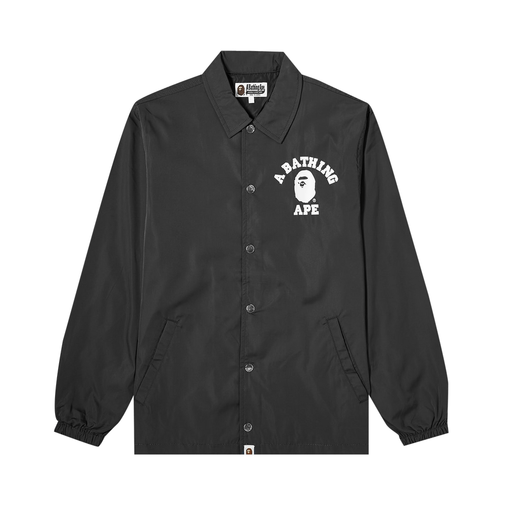 Bape coach jacket clearance black