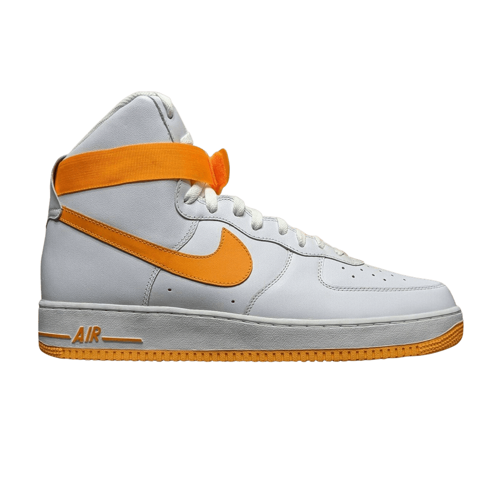 nike air force 1 high white vivid orange